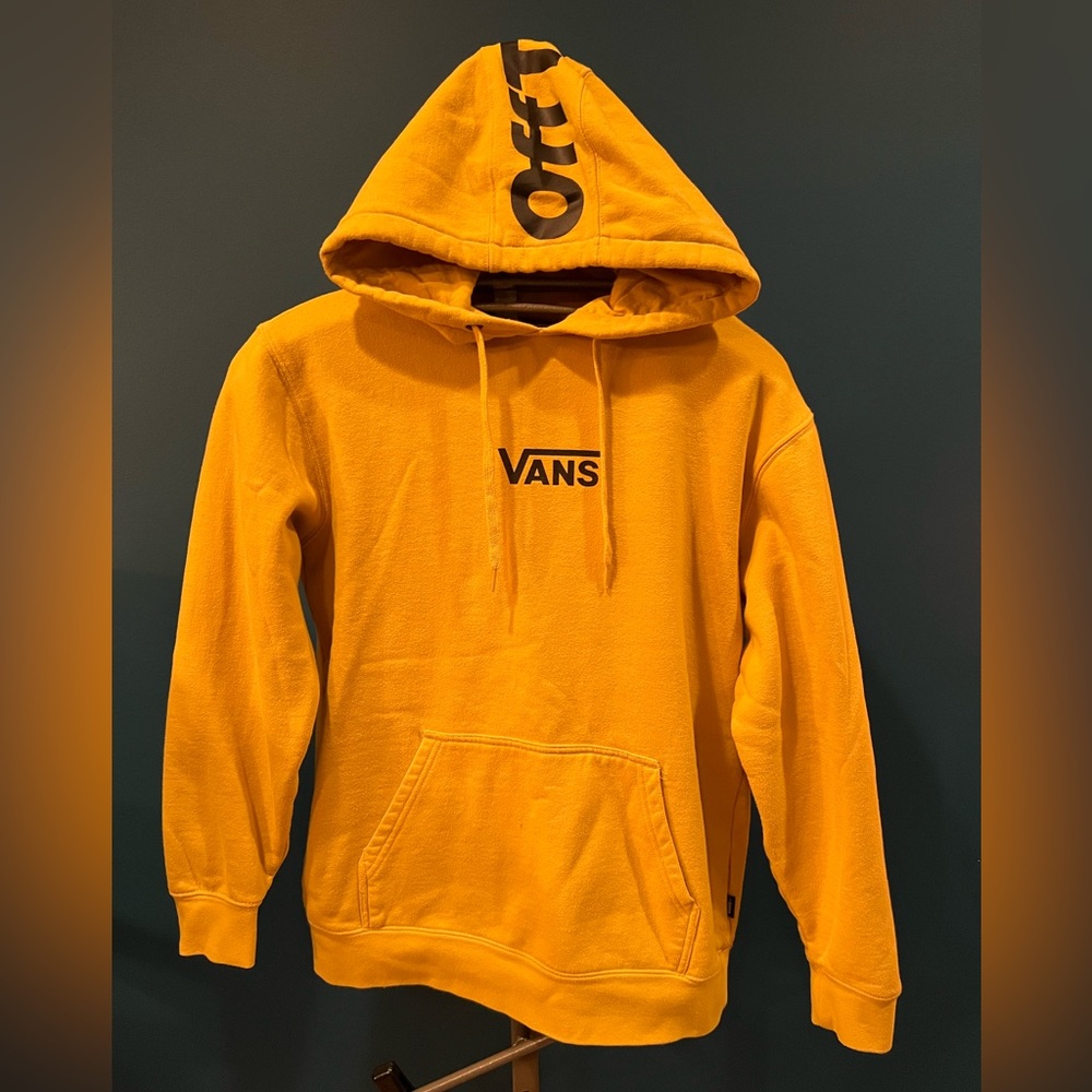 Vans orange/yellow hoodie